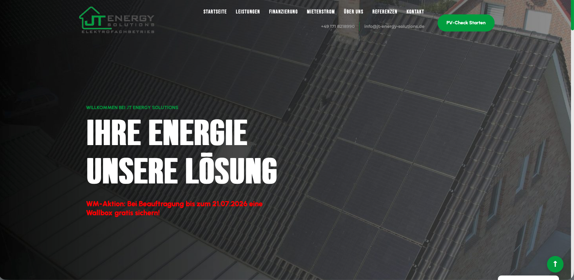 Website JT Energy Solutions